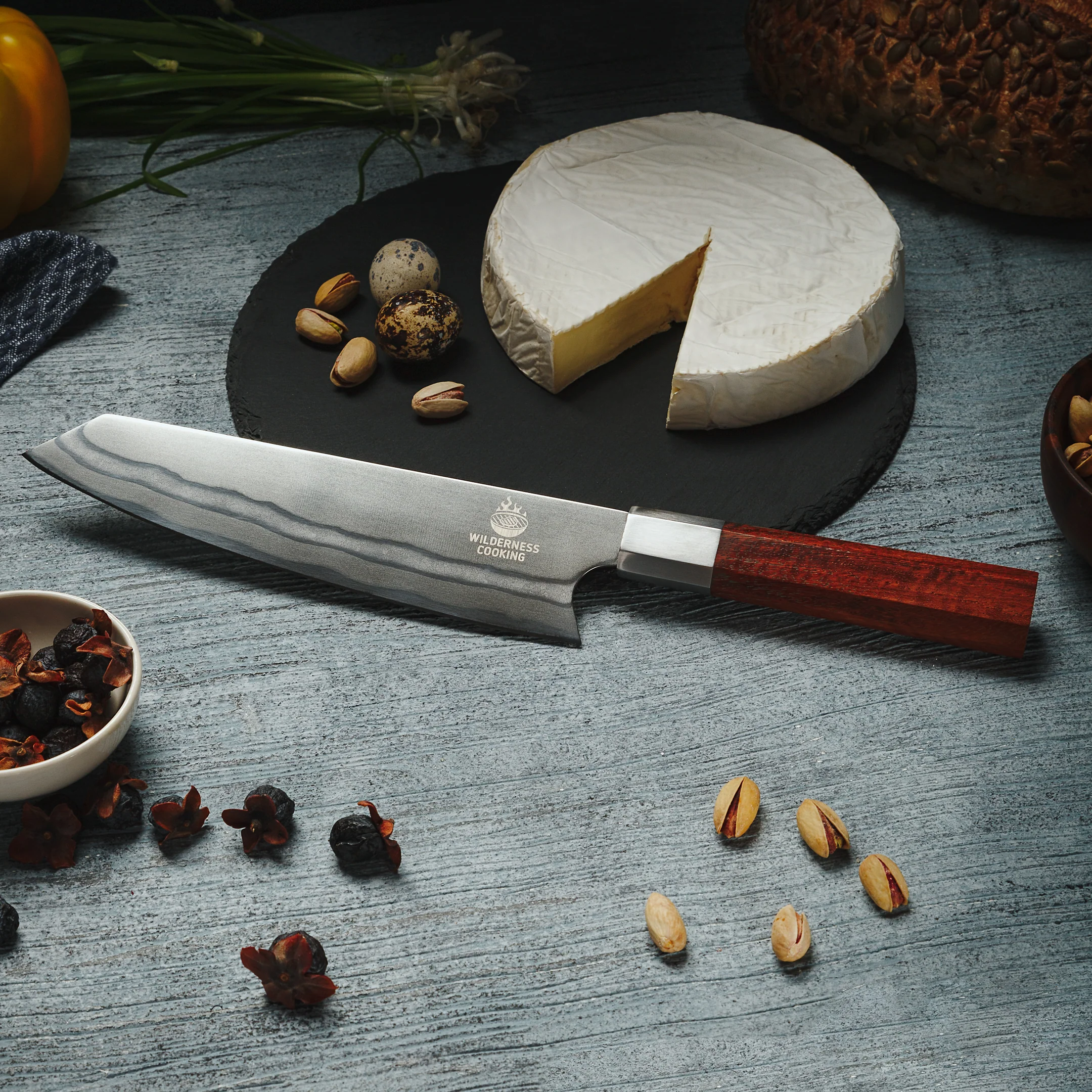 Classic Premium Damascus Kiritsuke Knife - Image 6