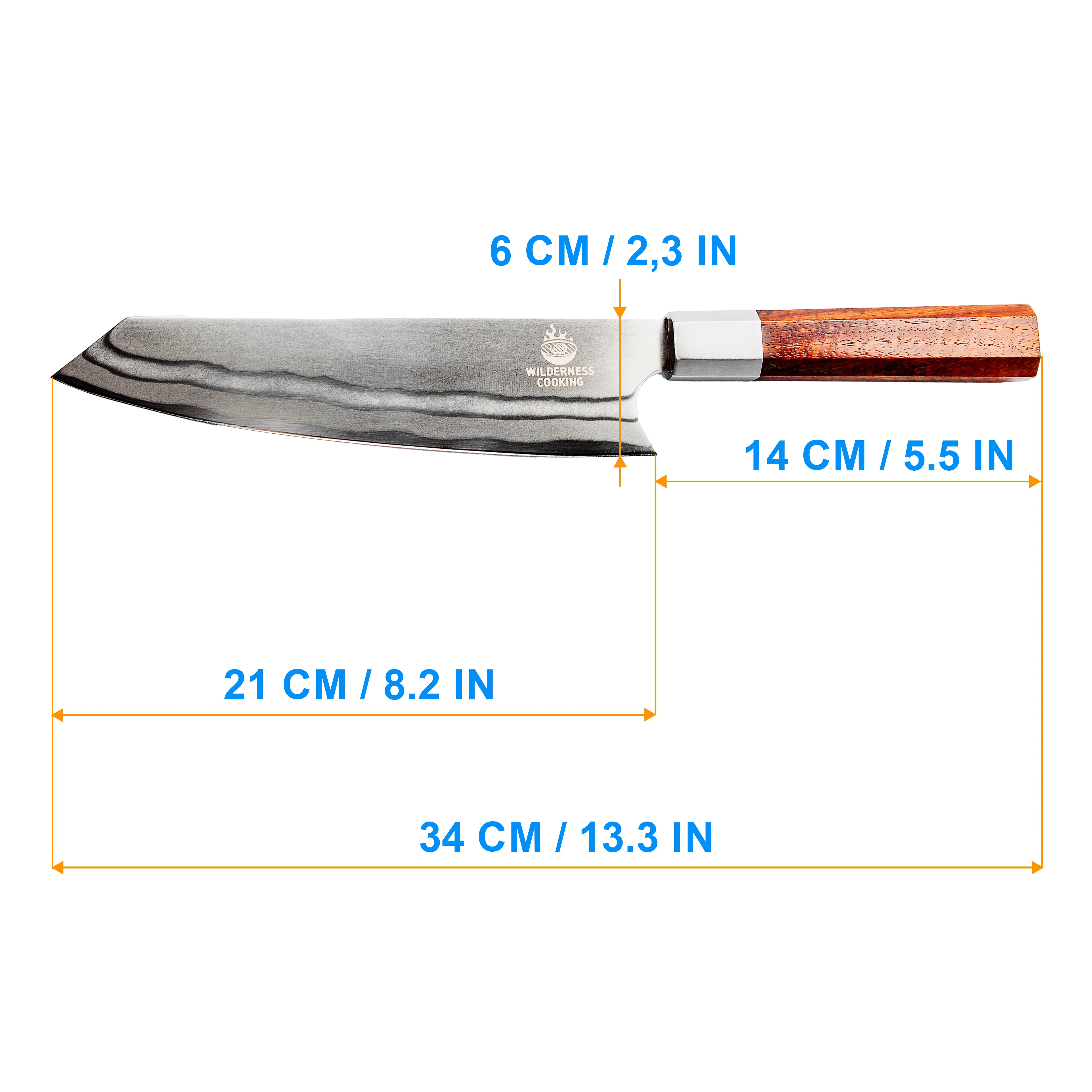 Classic Premium Damascus Kiritsuke Knife - Image 9