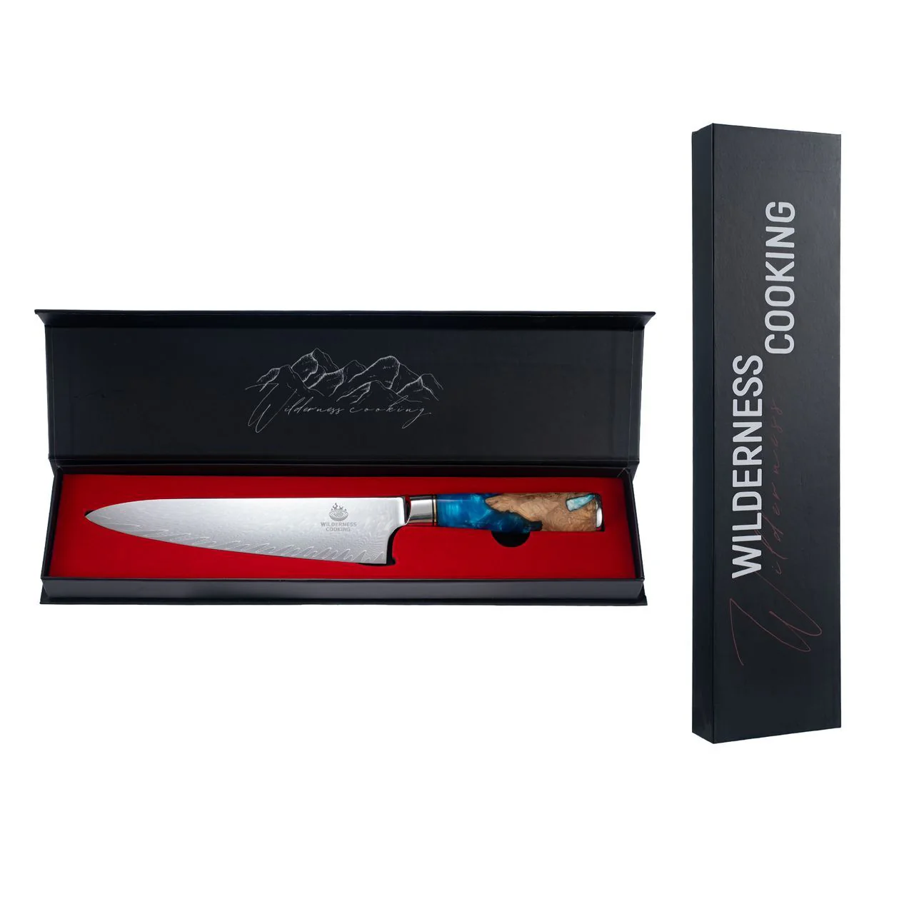 Premium Damascus Chef knife in Gift Box - Image 4