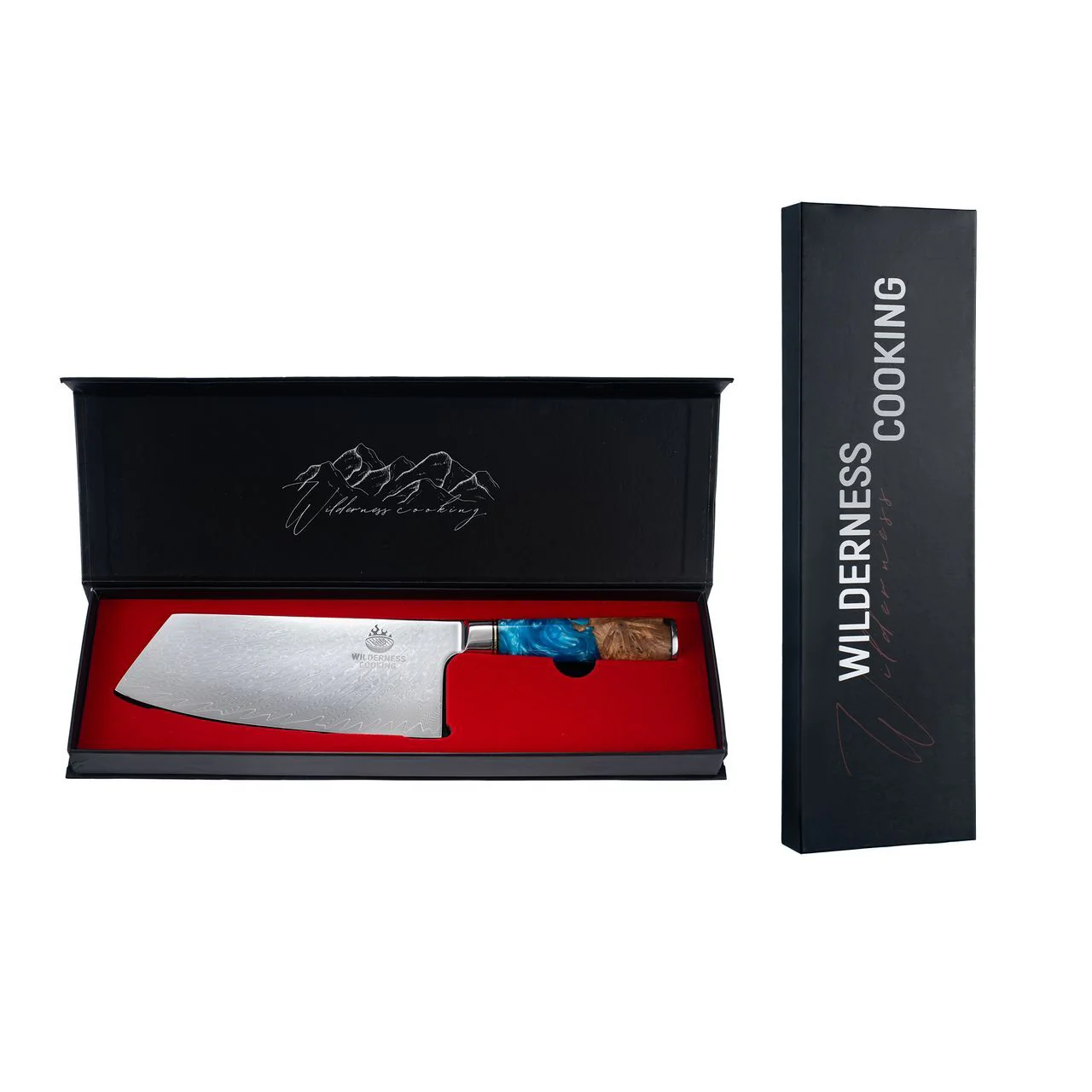 Premium Damascus Cleaver Knife - Image 4