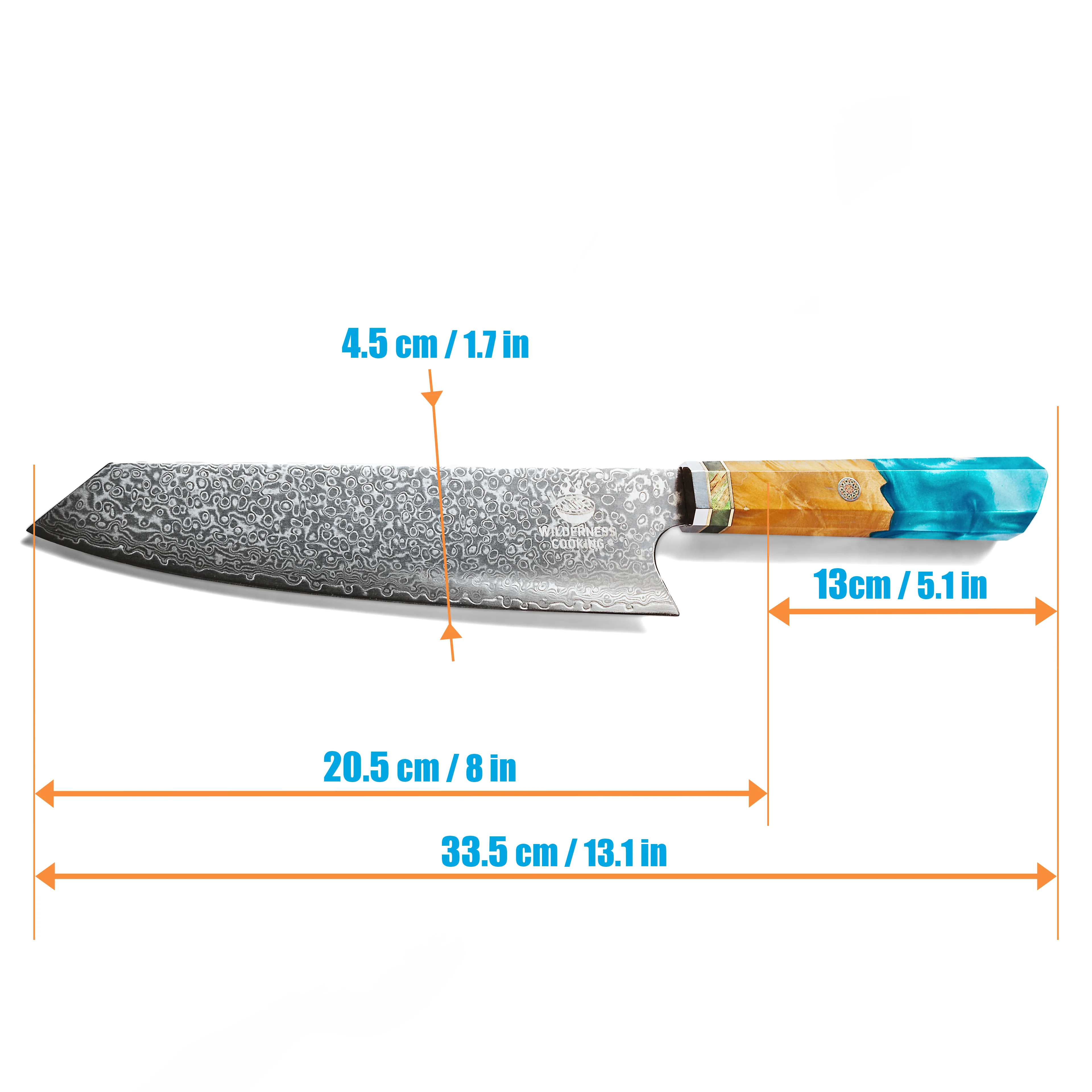Premium Damascus Kiritsuke Head Chef Knife - Image 10