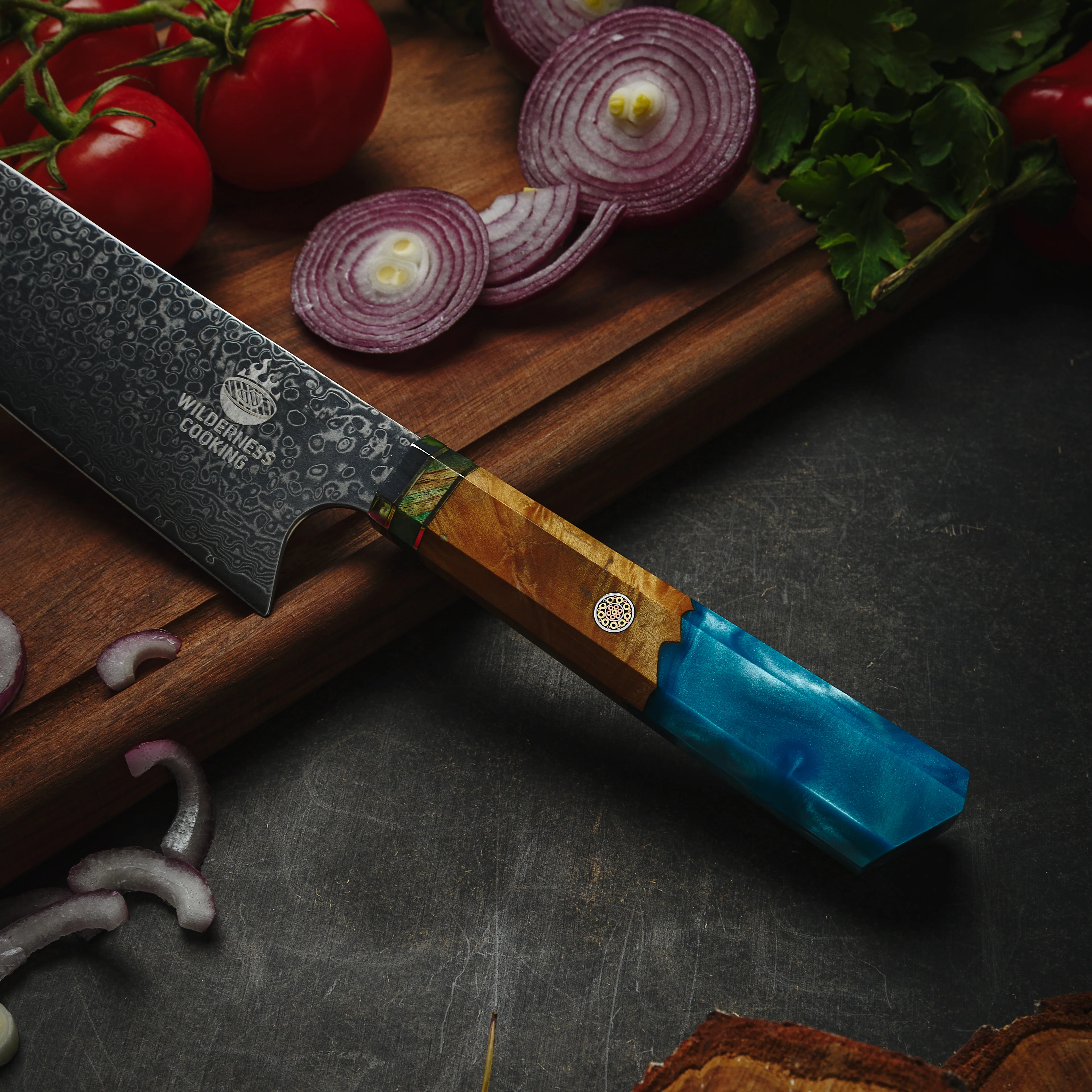 Premium Damascus Kiritsuke Head Chef Knife - Image 8