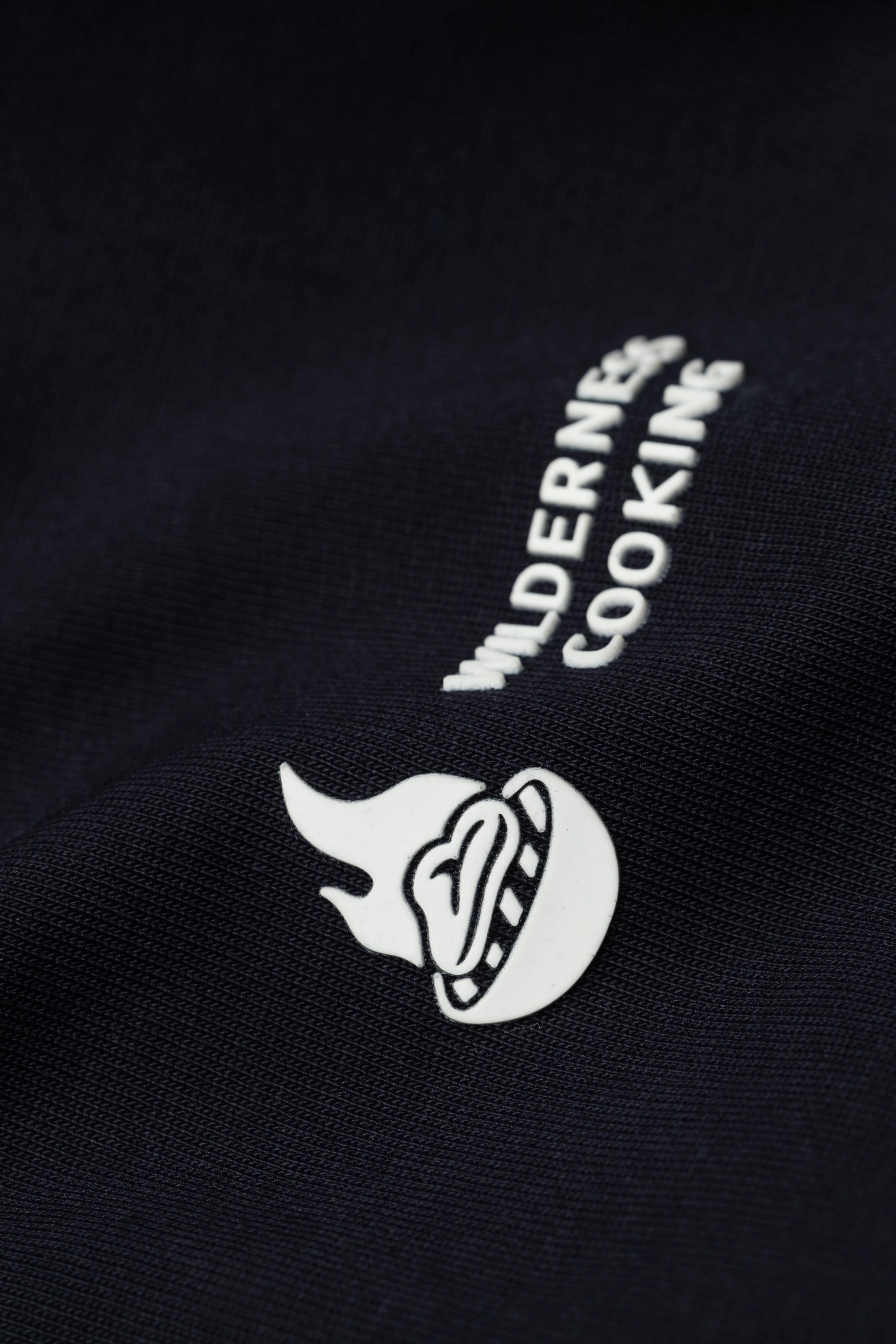 Mickey the Goat Inspired Navy Blue T-Shirt with Side Wilderness Cooking Logo - Image 5