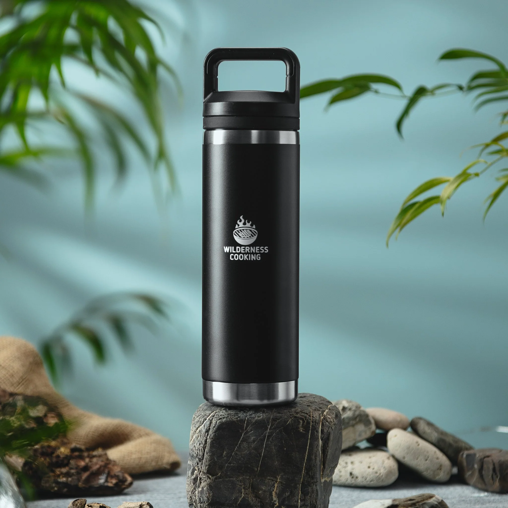 Hot&Cold Carry Lid Black Tumbler | 18 OZ - Image 3