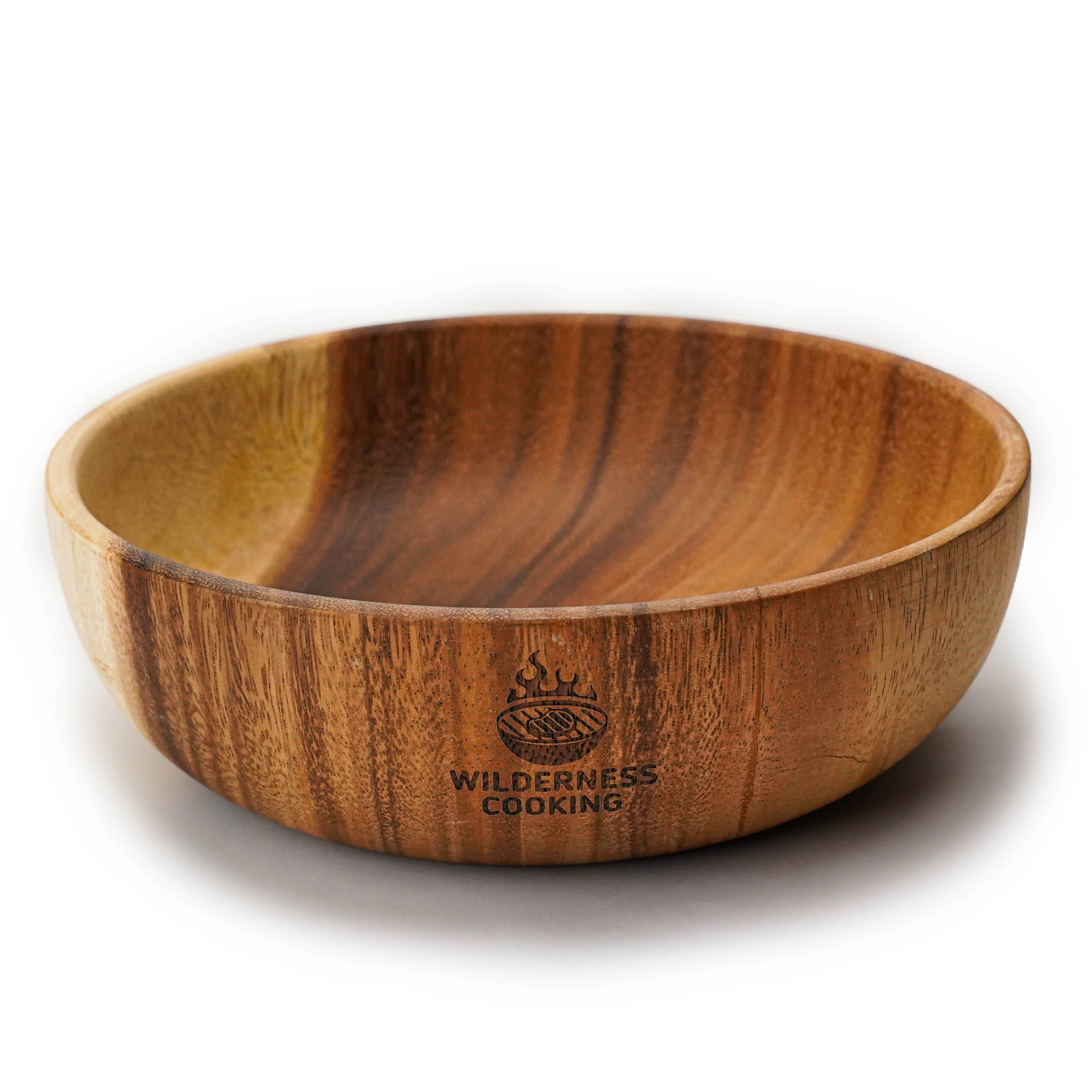 Large Acacia Wood Bowl - Image 4