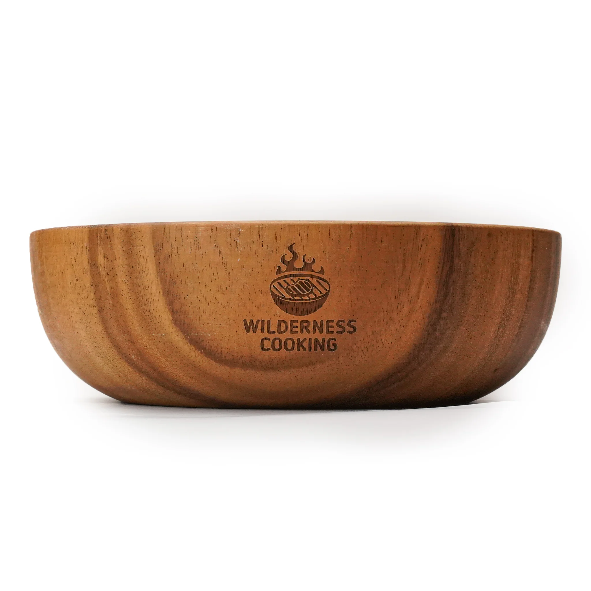 Large Acacia Wood Bowl - Image 5