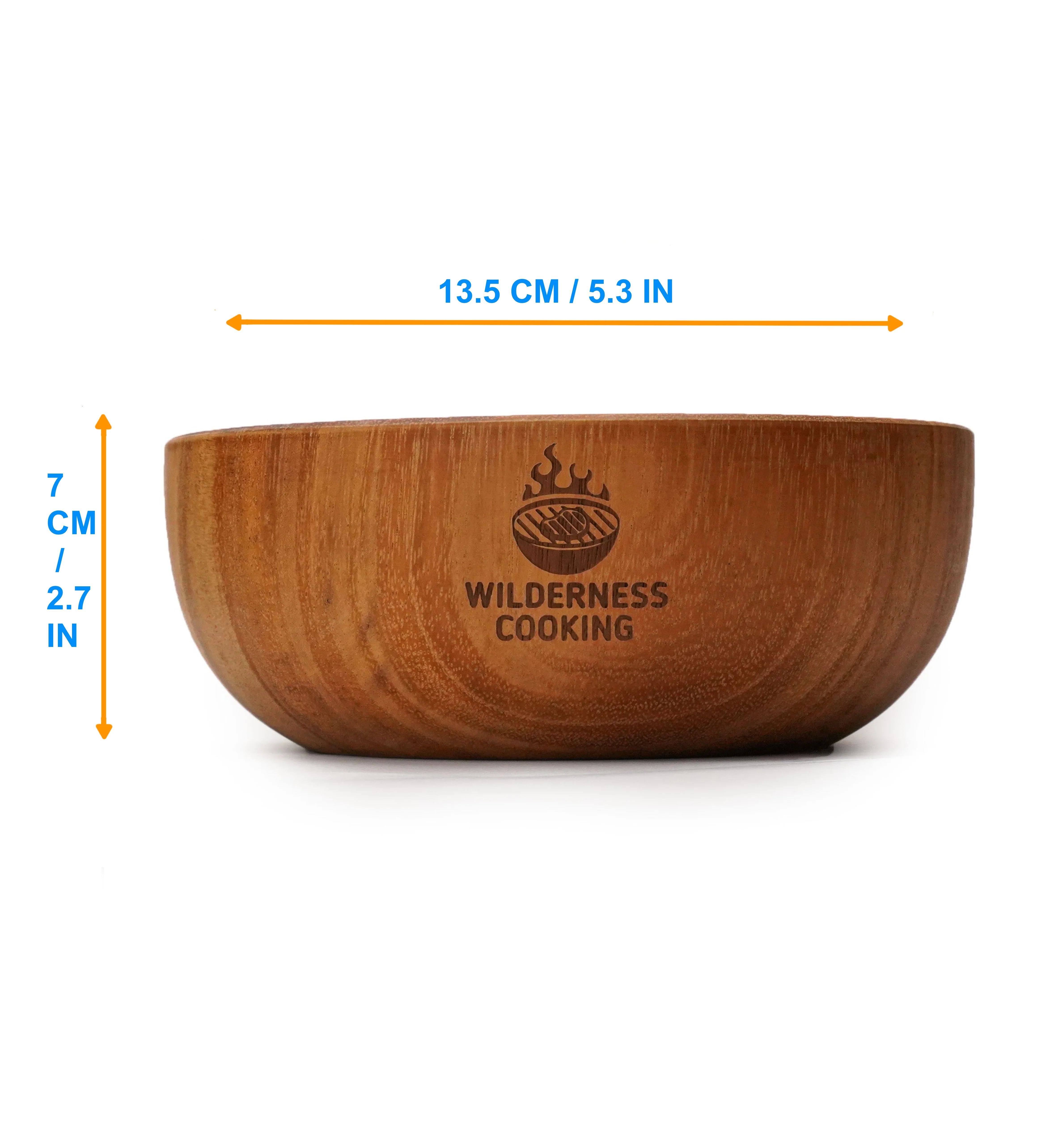 Small Acacia Wood Bowl - Image 3