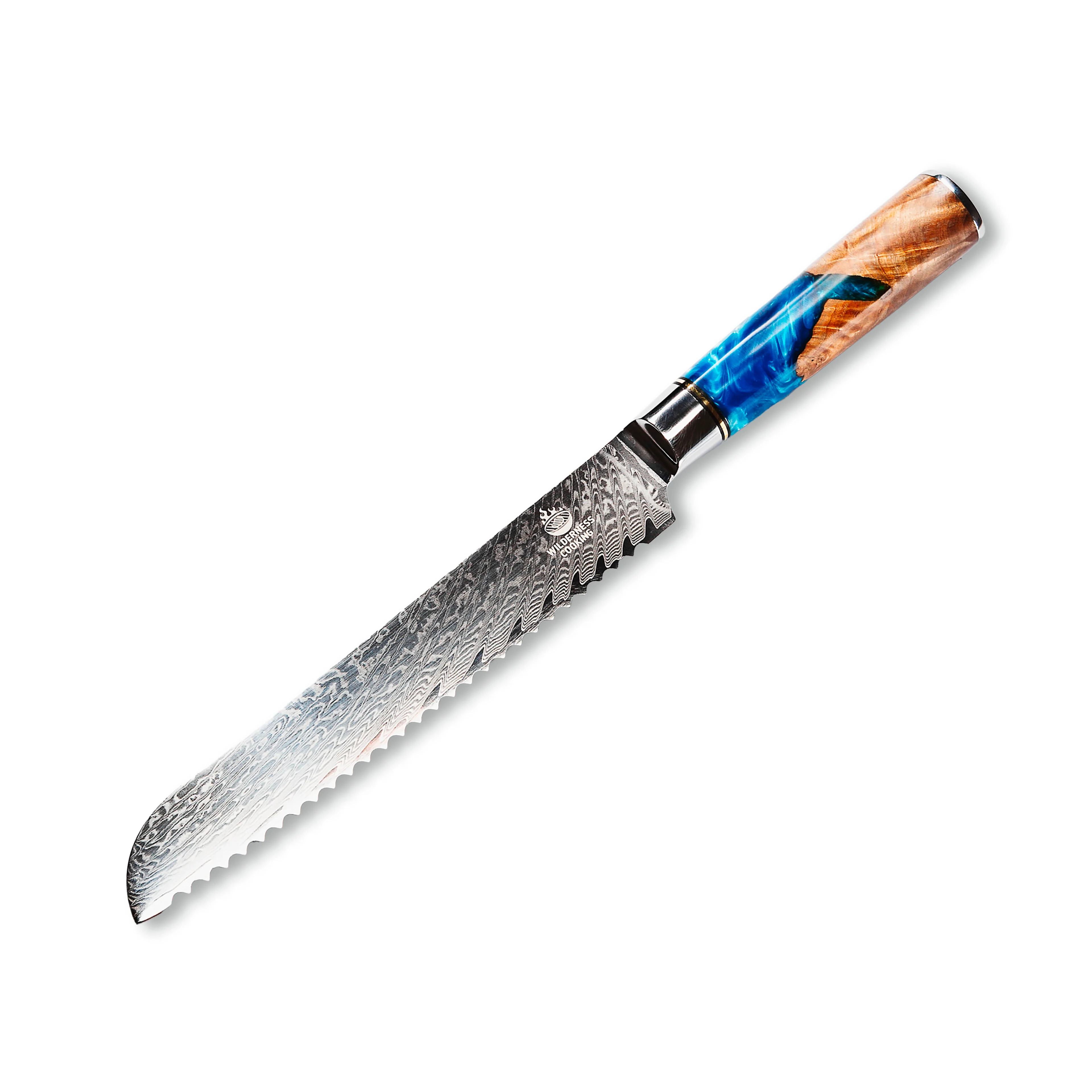 Premium Damaskus Serrated Knife - Image 3